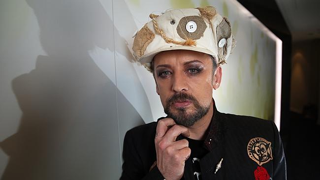 Boy George in White Hat 