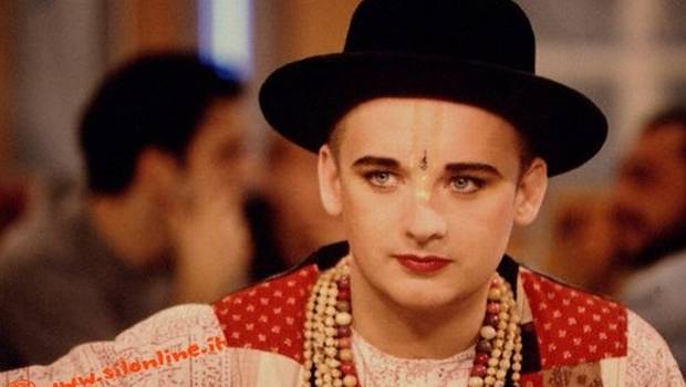 Boy George young in hat 