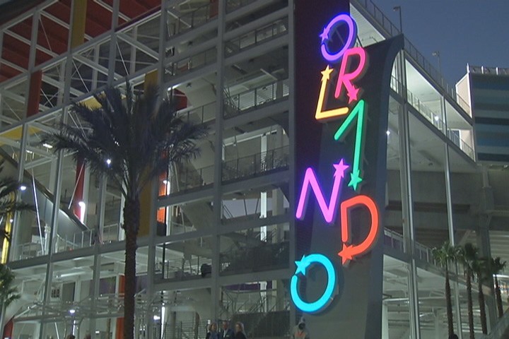 Citrus Bowl Orlando at night 