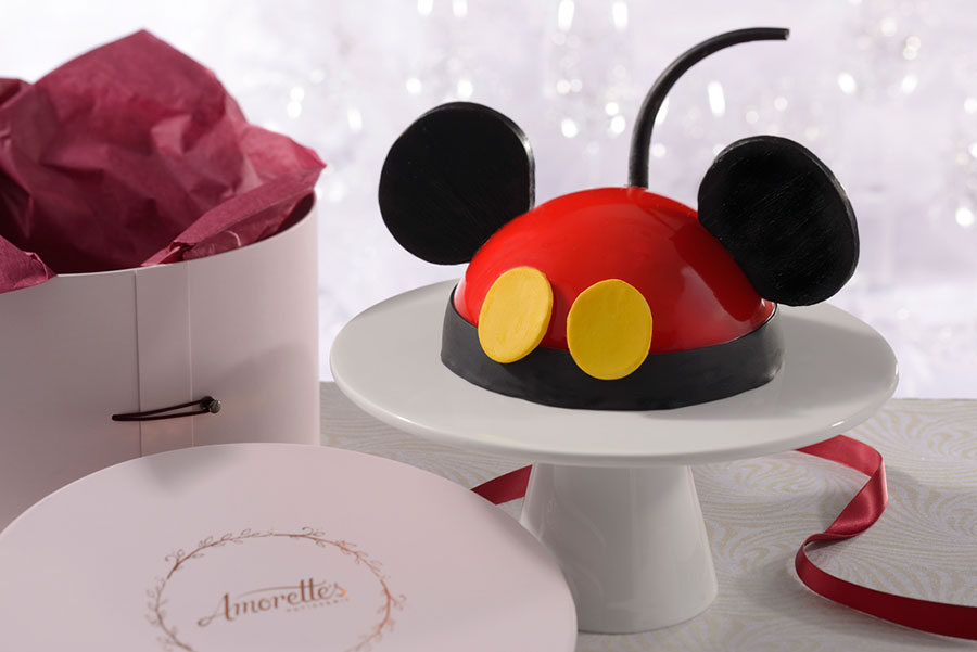 Disney Springs Amorettes Patisserie Mickey Ears cake 