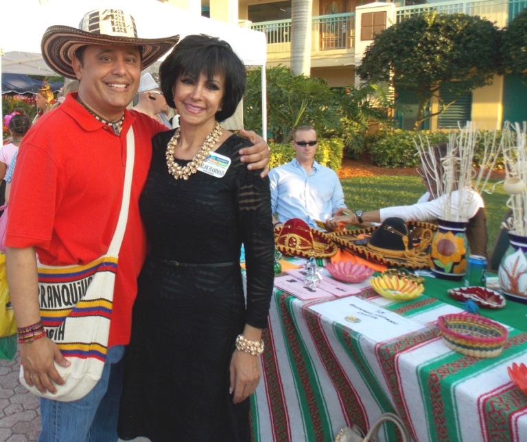 FIESTA BREVARD 2016 couple by mexican hat table 