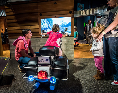 Harley Davidson Orlando Science Center virtual driving 