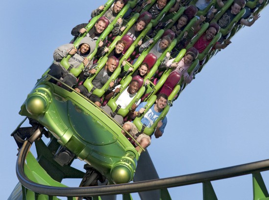 Incredible Hulk Universal Orlando coaster riders image
