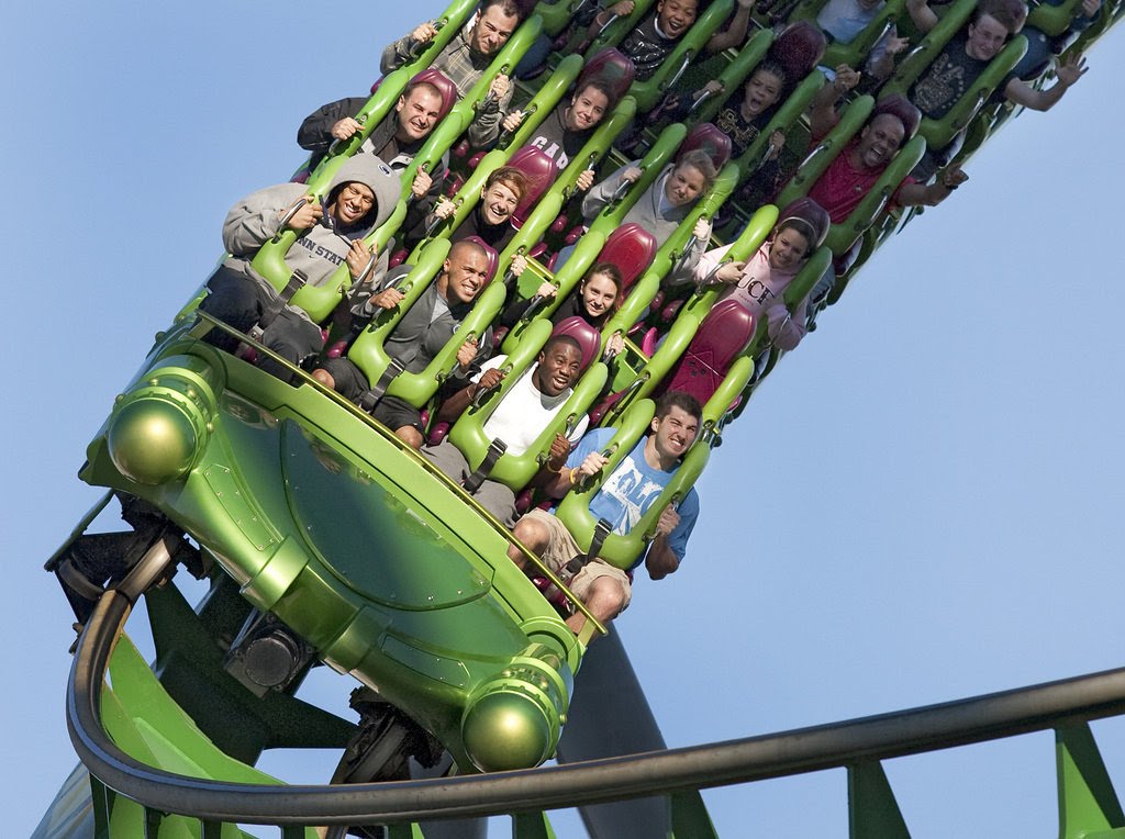 Islands of Adventure Incredible Hulk coaster 