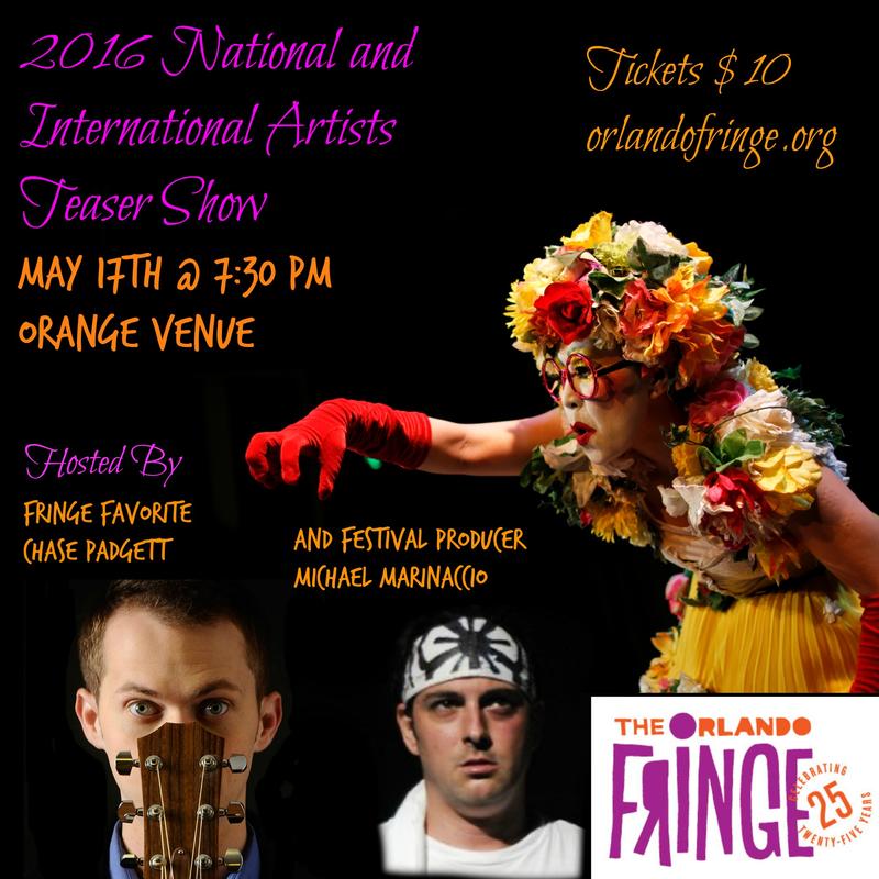 Orlando Fringe Festival 2016 performers 