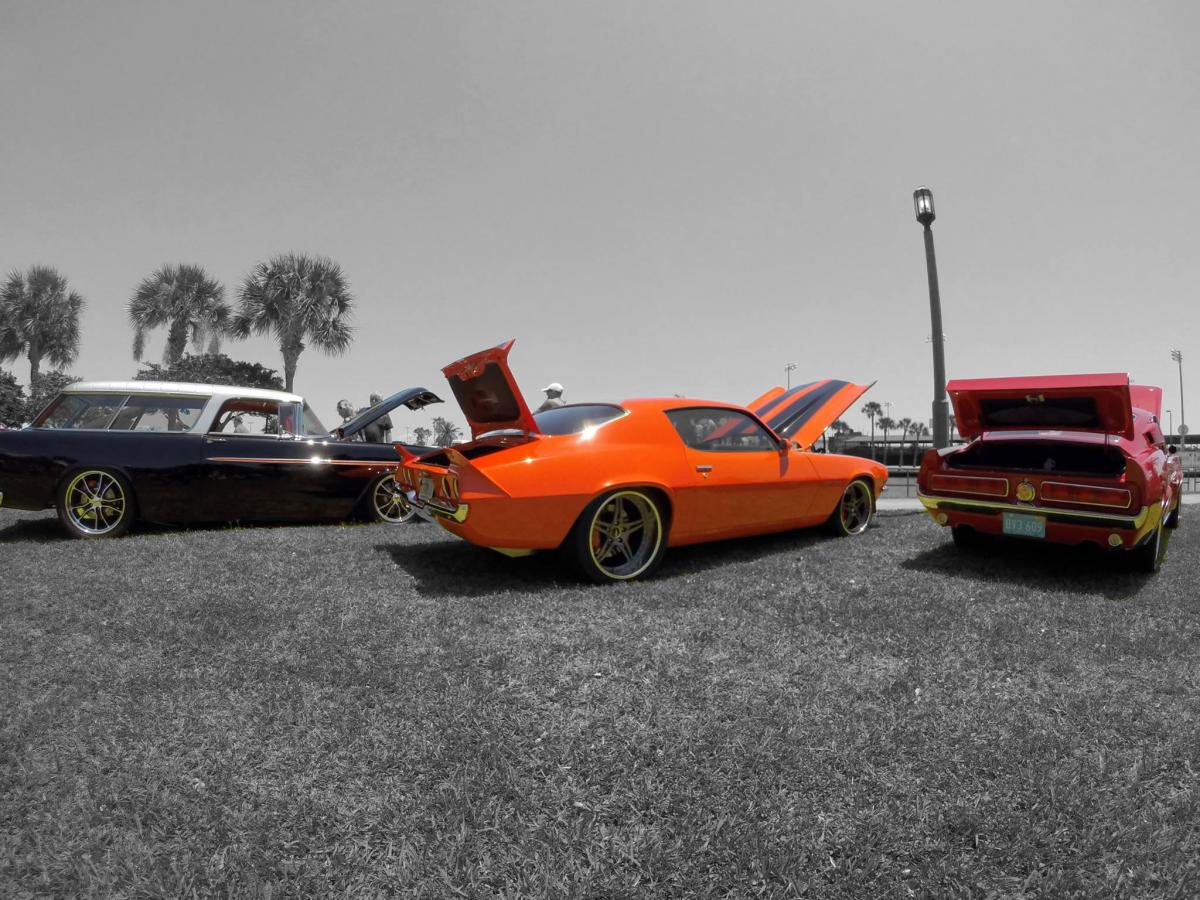 Spirit of the Automobile Riverfront Park Daytona Beach Camaros 