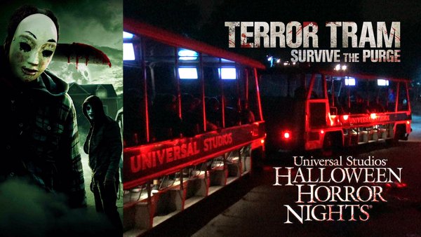 The Walking Dead Terror Tram HHN poster 