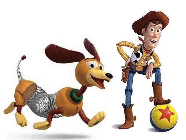 WDW Toy Story Slinky with Woody image 